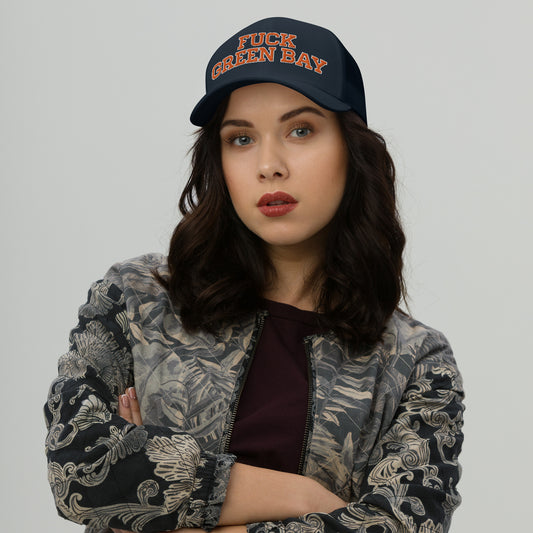 FUCK GREEN BAY Trucker Cap NAVY